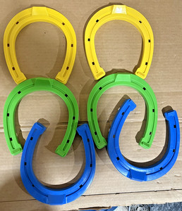 Plastic Pitching Horseshoes 6-6" 1 Oz. Each