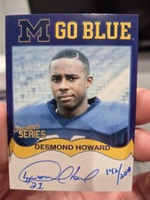 Tk Legacy Michigan Go Blue Desmond Howard Auto /200