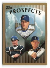 1999 Topps Michael Barrett / Ben Davis / Robert Fick PROS #208