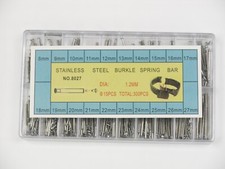 STAINLESS STEEL BURKLE SPRING BAR OF 300 PCS FOR WATCHES