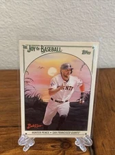 2023 TOPPS X BOB ROSS Joy of Baseball HUNTER PENCE SAN FRANCISCO GIANTS
