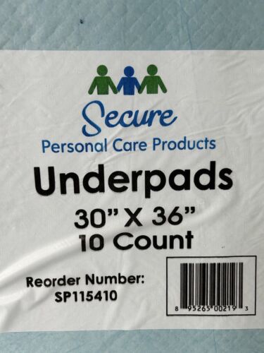 Secure Personal Care Underpads 30 x 36 Inch 100 Count - Picture 5 of 5