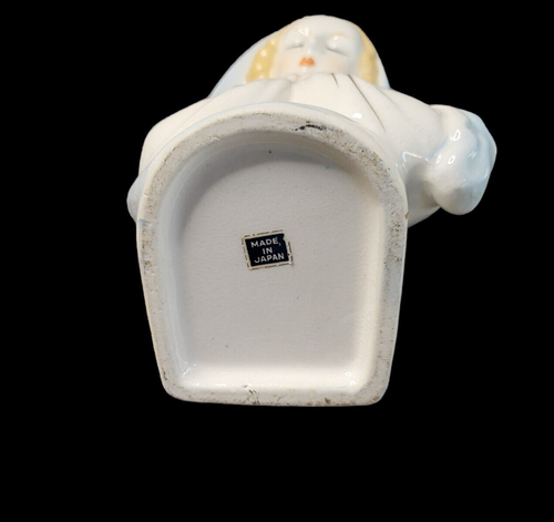 Vtg Mary Blessed Virgin Mother Madonna Ceramic Planter Christian Religious - Picture 6 of 6