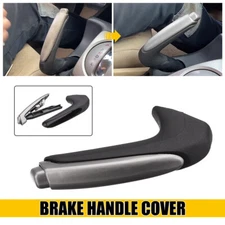 Black Parking Brake Grip Knob Lever Cover Handle Set for Honda Civic 2006-2011