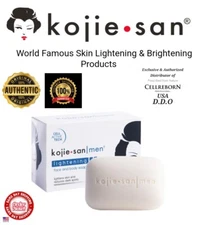 W1 Authentic Original Kojie San Men Lightening Face and Body Soap Large Bar 135g