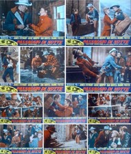 NIGHT PASSAGE italian fotobusta movie posters x10 JAMES STEWART AUDIE MURPHY 57