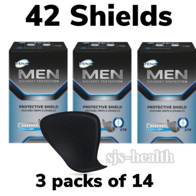 TENA Men Protective Shield Extra Light Case Saver 3 Packungen à 14 Inkontinenz