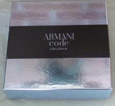 Giorgio Armani Code Empty Gift Box Silver logo 8 3/4'' x 8 3/4'' x 2 5/8'' NEW!