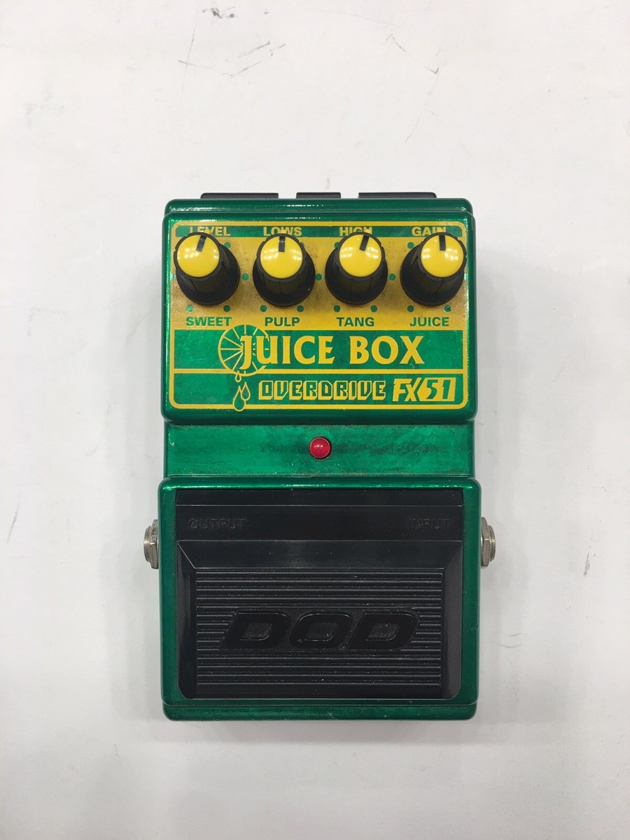 DOD Digitech FX51 Juice Box Overdrive Distortion Rare Guitar DOD Digitech FX51 Juice Box Overdrive Distortion Rare Guitar