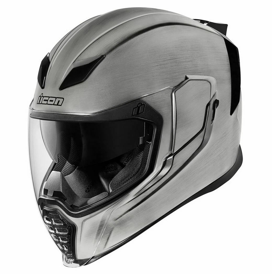 Icon Airflite Full Face DOT Motorcycle Helmet - Quicksilver - Size: Medium