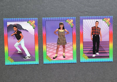 POWER RANGERS CARDS BC1 BC2 BC3 BONUS SET Rocky Red Aisha Yellow Adam Black 1995