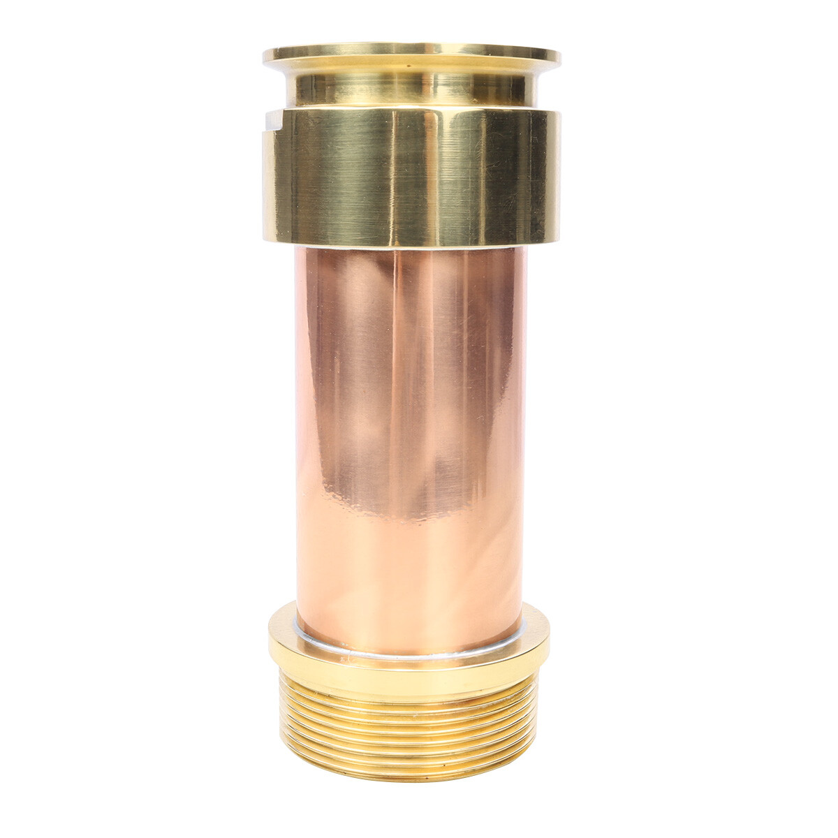 100mm Copper Extensions Triclover - Male Thread Spirit Maker Home Brew