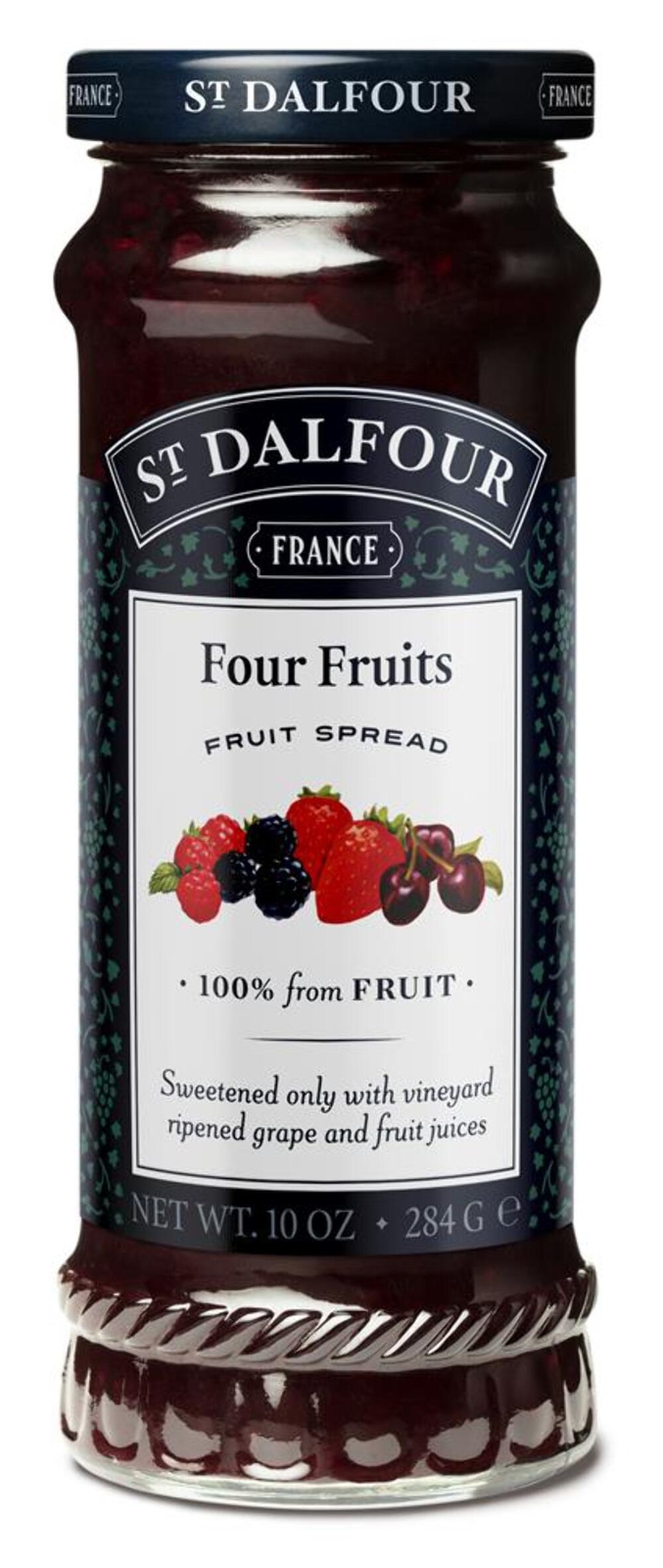 St Dalfour Four Fruits Fruit Spread 284g x 6 Pack