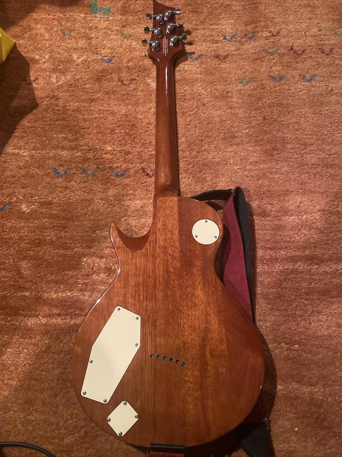 Mitchell MS450 Modern SingleCut Electric Guitar Sunset Burst Coil