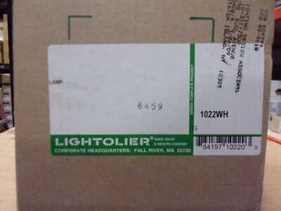 LIGHTOLIER 1022WH RECESSED DOWNLIGHT LYTECASTER 5  APERTURE BAFFLE EYEBALL TRIM