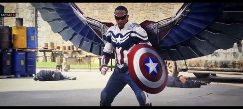 Marvels Capitán América Escudo El Halcón y Brave New World Shield Metal - Imagen 6 de 10