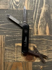 Wenger LL Bean Esquire 65mm Swiss Army Knife Black