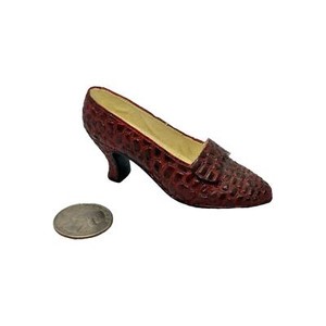 Miniature High Heel Shoe Ceramic Figurine