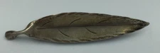 Vintage Sterling Silver Stuart Nye Leaf Pin Brooch 2 3/8"