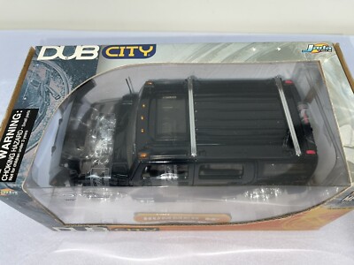 Dub City GM HUMMER H2 (BLACK) D'Vinci Wheels 1:24 Diecast Jada W