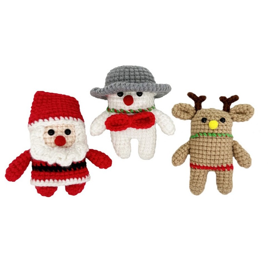 Beginner Crochet Kit Christmas Series Crochet Kits with Instruction7415