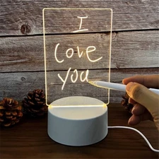 note board creative led night light