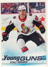 2019-20 Upper Deck #227 Vitaly Abramov YG RC Ottawa Senators