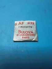 Bulova NOS Mainspring for 5AB, 5AD, 7BS, 6AF, 9AB, 9ASC