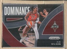 A'ja Wilson 14 2022 Panini Prizm Dominance - Las Vegas Aces