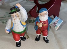 DANBURY MINT Santa Around The World CHRISTMAS Ornament Spain & France 3 1/2