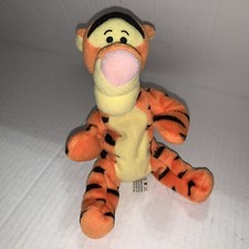 Arcotoys By Mattel Plush Beanie Tigger Disney Winnie The Pooh 7" Stuffed Toy