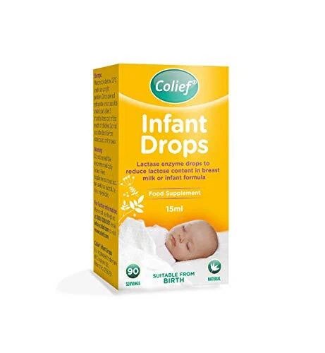 Colief Infant Drops Lactase Enzyme Drops Natural Colic Relief