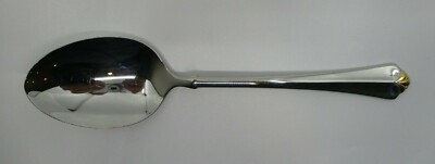 ONEIDA STAINLESS GOLDEN JUILLIARD PLACE / OVAL SOUP SPOON - 7 1/4'' - 02E
