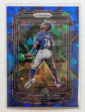 2023 Panini Prizm Luisangel Acuna Blue Ice Prizm #13 New York Mets
