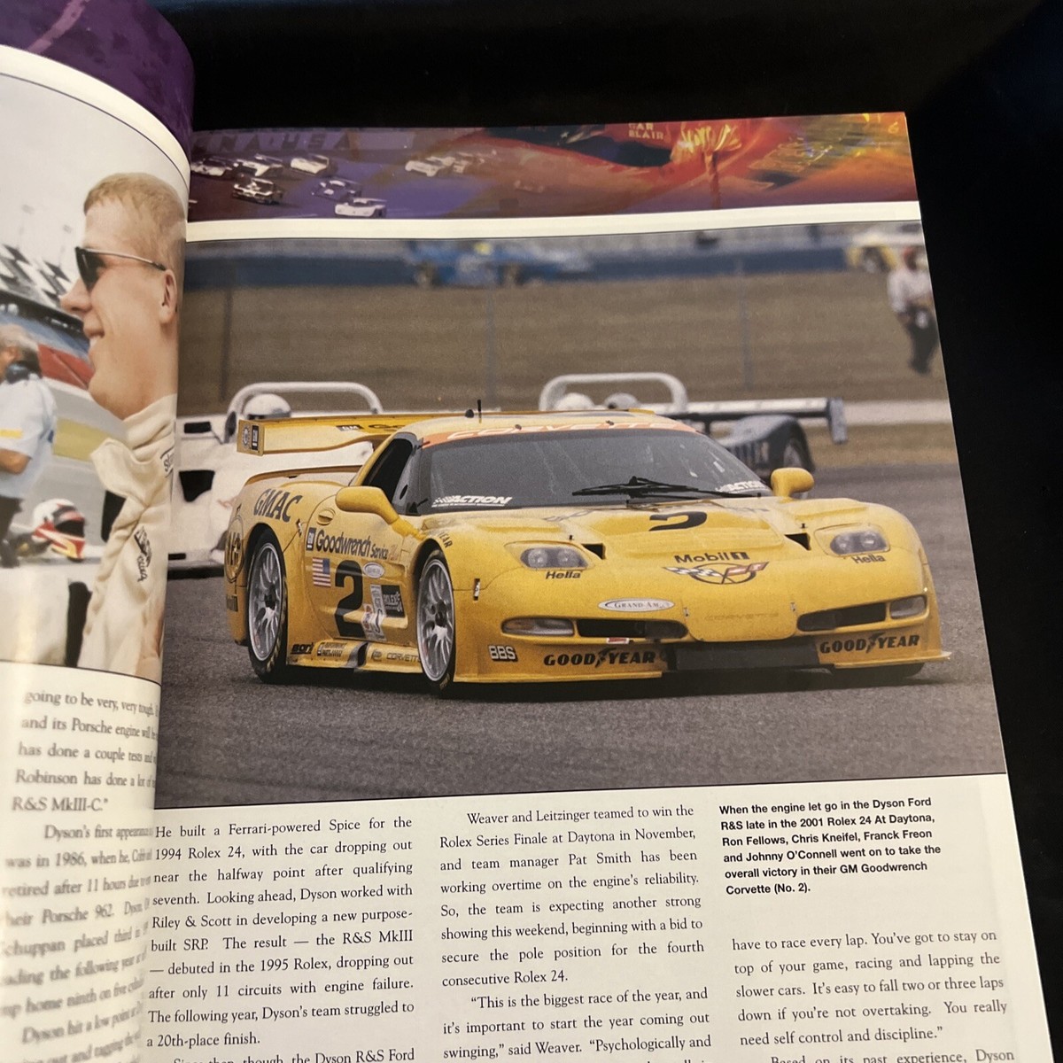 🤩Rolex 24 Daytona Sports Car Racing Program 40th Anniversary