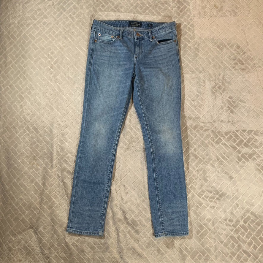 Lucky Brand Jeans Womens 6 Denim Blue Lolita Skinny Mid Rise Medium Wash Stretch