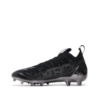 Size 12 - adidas Adizero Primeknit Cleats Black Night Metallic for