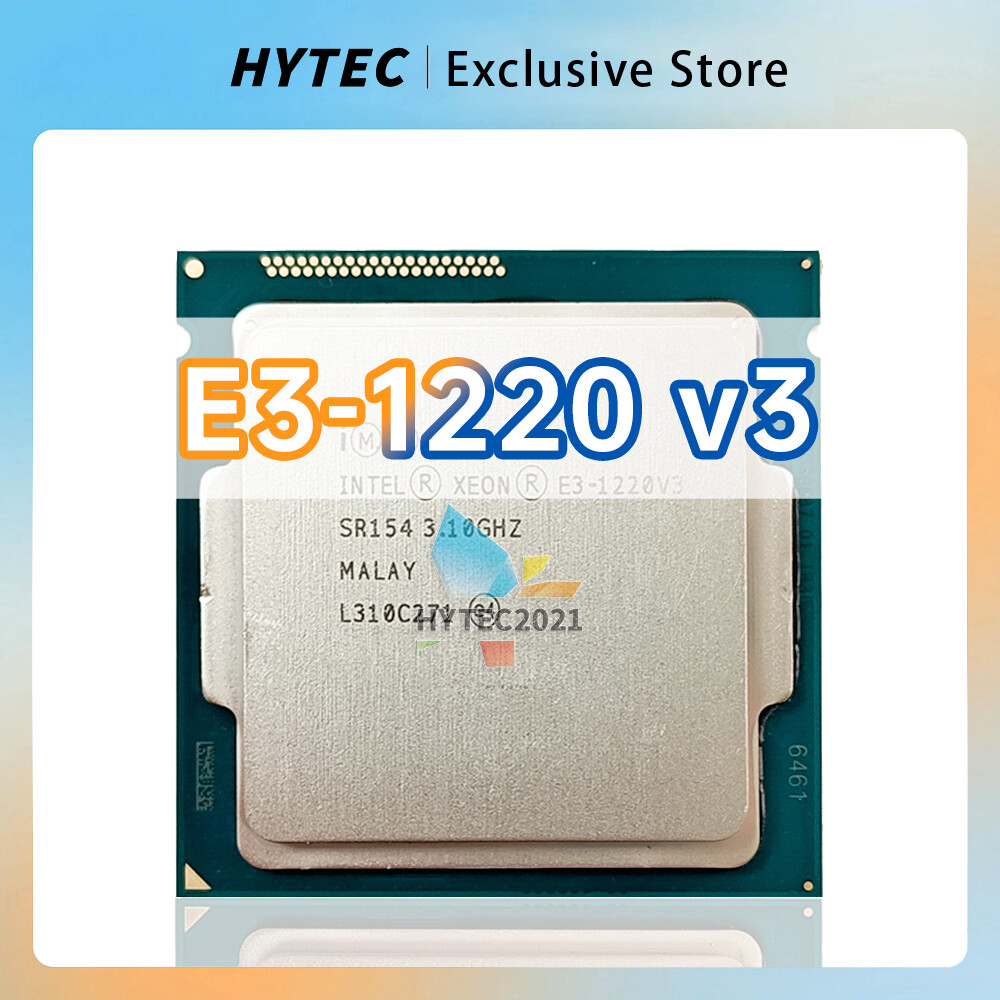 Processeur Intel Xeon E3-1220 V3 3,1 GHz Socket 1150 4 Cores - SR154 - Occasion