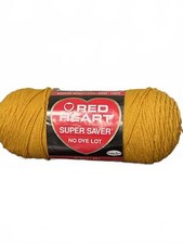 Red Heart Super Saver Yarn - Gold - No Dye Lot SR498