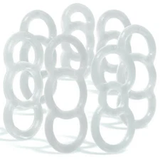 EYRO Tension Rings for LeLuv Penis Vacuum Pumps Uncoated Silicone | .5 to 1 Inch