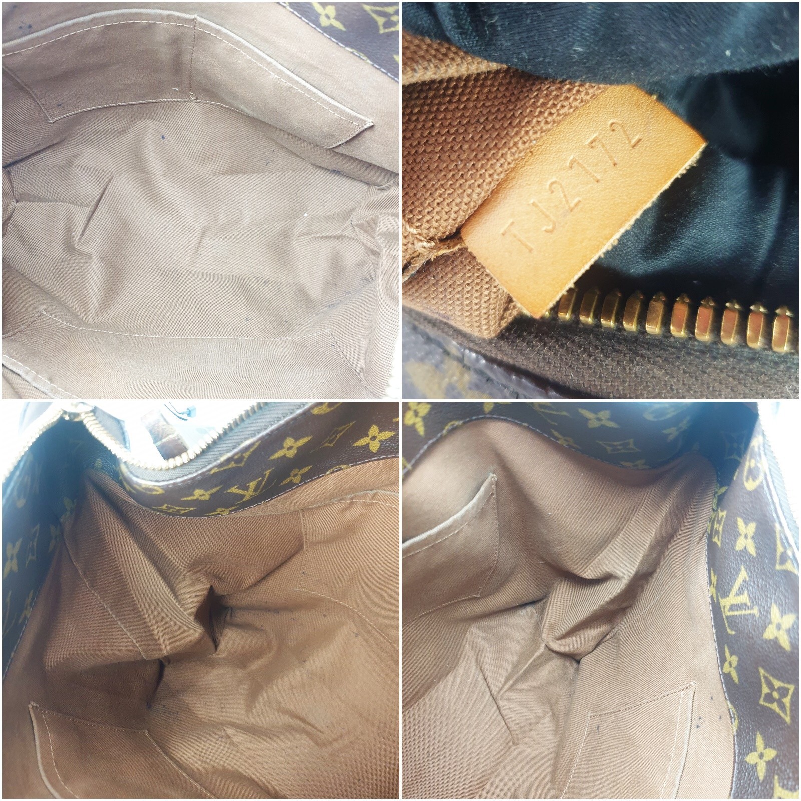 Authentic Louis Vuitton Sully MM Monogram M40587 Hobo Bag Exterior Damaged LD376 eBay