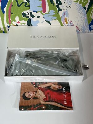 Silk Maison Sleepwear Nightgown 100% Silk Slip Dress Women's Size Small