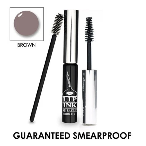 LIP INK Organic Smearproof Liquid Brow Tint - BROWN