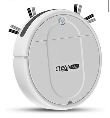 Basic Robot Vacuum Cleaner, No App/Mapping, Strong Suction, White