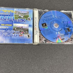 NBA 2K, NFL 2K Sega Sports (Sega DreamCast) Untested - Broken Cases