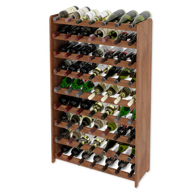 Lenmar, Wählen Sie Ihre Farbe, RW-3-63, Weinregal aus Holz für 63 Flaschen