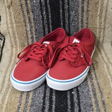 VANS Atwood Tectuff Chili Pepper Red Sneakers Size 6.5