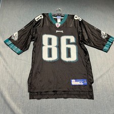 Reebok Philadelphia Eagles Reggie Brown 86 Men's Jersey Size M Black Football