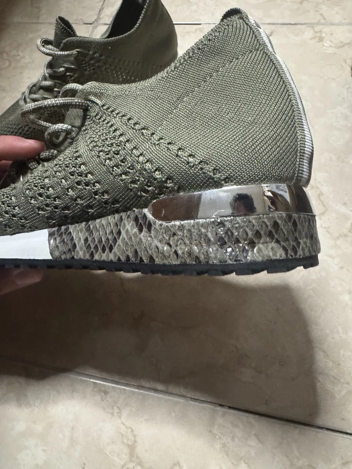 Urban Sports by J/Slide Women's Shoes Size 7M Olive Green Lightweight And New - Image 3 of 4