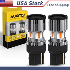AUXITO 7443 7440 Anti Hyper Flash Amber LED Turn Light Signal Error Free 2/4x